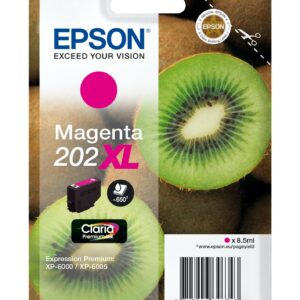 Epson Kiwi Singlepack Magenta 202XL Claria Premium Ink