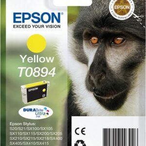 ORIGINALE Epson Cartuccia d'inchiostro giallo C13T08944011 T0894 225 pagine 3,5ml