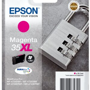 ORIGINALE Epson Cartuccia d'inchiostro magenta C13T35934010 35XL 1900 pagine 20,3ml