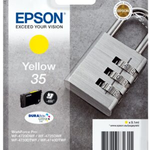 ORIGINALE Epson Cartuccia d'inchiostro giallo C13T35844010 35 650 pagine 9,1ml