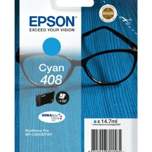 Epson Singlepack Cyan 408 DURABrite Ultra Ink