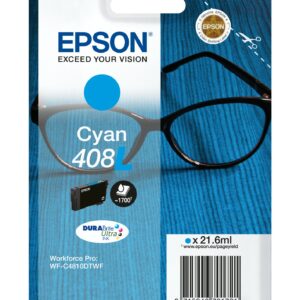 Epson Singlepack Cyan 408L DURABrite Ultra Ink