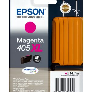 ORIGINALE Epson Cartuccia d'inchiostro magenta C13T05H34010 405 XL 1100 pagine 14,7ml