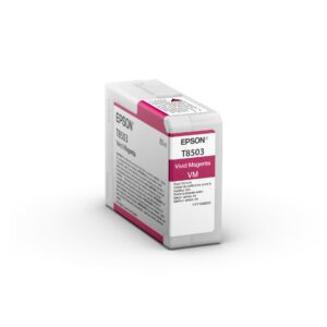 ORIGINALE Epson Cartuccia d'inchiostro magenta C13T850300 T8503 80ml