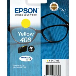 ORIGINALE Epson Cartuccia d'inchiostro giallo C13T09J44010 408 1100 pagine 14,7ml