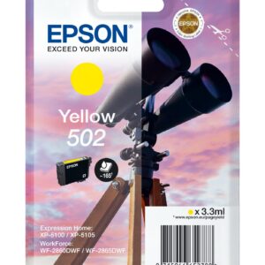 ORIGINALE Epson Cartuccia d'inchiostro giallo C13T02V44010 502 165 pagine 3,3ml