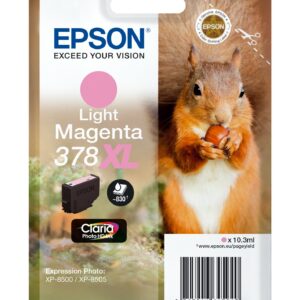 ORIGINALE Epson Cartuccia d'inchiostro magenta (chiaro) C13T37964010 378XL 830 pagine 10,3ml