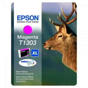 ORIGINALE Epson Cartuccia d'inchiostro magenta C13T13034012 T1303 XL 755 pagine 10,1ml