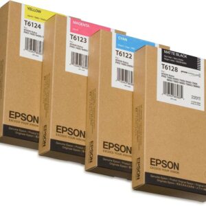 ORIGINALE Epson Cartuccia d'inchiostro ciano C13T612200 T6122 220ml