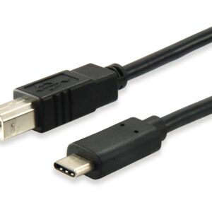 Equip 12888207 cavo USB 1 m USB 2.0 USB B USB C Nero