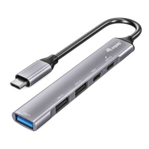 Equip 128962 hub di interfaccia USB 3.2 Gen 1 (3.1 Gen 1) Type-C 5000 Mbit/s Argento