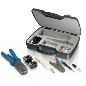 Equip 129504 pinza crimpatrice Set di utensili/attrezzi Nero, Blu, Grigio, Bianco