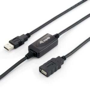 Equip 133310 cavo USB 10 m USB 2.0 USB A Nero