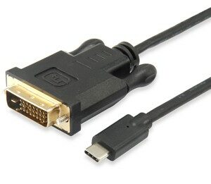 Equip 133468 cavo e adattatore video 1,8 m USB tipo-C DVI-D Nero