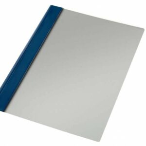 Esselte Fastener Dossiers Folio in PVC - 150 micron - Meccanismo in metallo - Blu navy