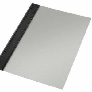 Esselte Fastener Dossiers PVC Folio - 150 micron - PVC rigido - Meccanismo in metallo - Nero