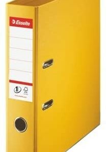 Esselte Raccoglitore Formato A4 - Dorso 75 mm - Capacità 500 fogli - Colore giallo