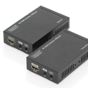 Estensore Hdmi 4K Su Di Cavo Di Rete Hdbaset Ricevitore + Trasmettitore