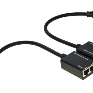 Estensore Hdmi Tramite 2 Cavi Di Rete Cat 6 Fino A 30 Metri Full Hd