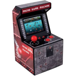 FR-TEC Mini Ital Arcade Machine - Schermo TFT da 2,5 - 240 giochi retrò - Alimentato da 3 batterie AA - Volume regolabile - Misure 15X9X8,8 cm - Vari colori