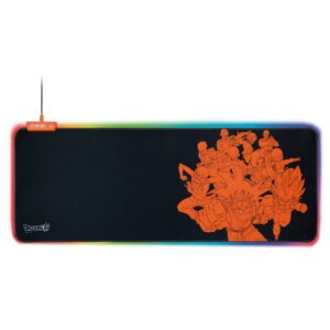 FR-TEC PC Dragon Ball Super MousePad GOKU Tappetino per mouse per gioco da computer Nero