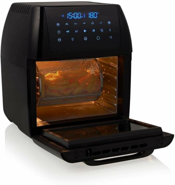 FRIGGITRICE AD ARIA CALDA FORNO 12 LT PRINCESS 1800W 183016 BLACK