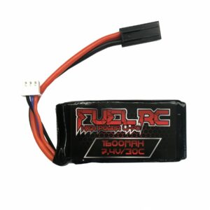 FUEL RC BATTERIA 7.4V 1600MAH SPUNTO 30C ADATTO PER FUCILI AMOEBA FL-7.4X1600A