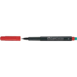 Faber-Castell 152321 marcatore permanente Rosso 1 pz