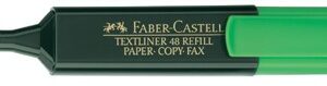 Faber-Castell 154863 evidenziatore 1 pz Punta smussata Verde