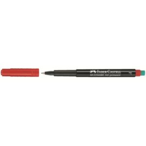 Faber-Castell Multimark marcatore permanente Rosso 1 pz