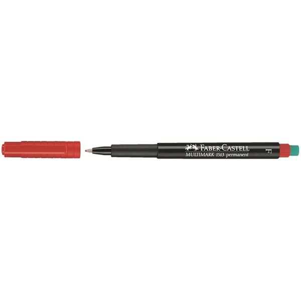 Faber-Castell Multimark marcatore permanente Rosso 1 pz