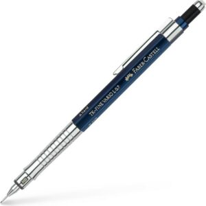 Faber-Castell TK-Fine Vario L Portamine HB 0,7 mm - Con gomma - Clip in metallo - Colore blu