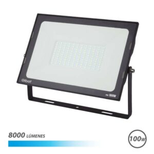 Faretto LED Elbat Serie Super Slim 100W 8000lm - 6500K Luce Fredda - Adatto per Esterno