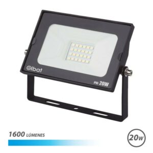 Faretto LED Elbat Serie Super Slim 20W 1600lm - 6500K Luce Fredda - Adatto per Esterno