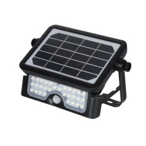 Faretto Solare Led Multifunzione Elbat 5W - 500LM - Luce Fredda 6000K - Sensore di Movimento