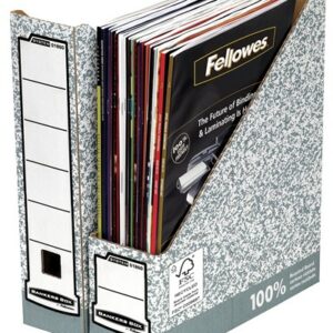 Fellowes 0186004 scatola per la conservazione di documenti Carta Grigio