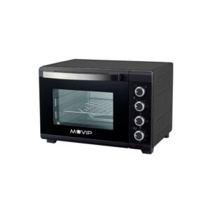 Forno Muvip 2000W 48L - Regolatore di Temperatura 100?-230? - Esterno in Acciaio Verniciato - Selettore Orario - Porta in Vetro Temperato