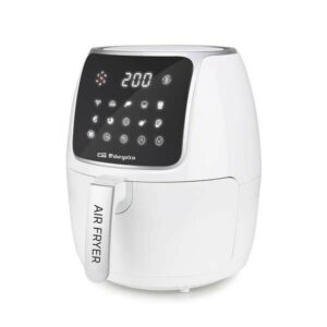 Friggitrice senza olio Orbegozo FDR 64 Healthy - Potenza 1300-1500 W - Capacità 4 Litri - 12 Programmi di Cottura - Touch Screen LED - Sistema di Sicurezza - Timer 60 Min