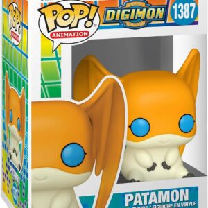 Funko Pop Digimon Patamon - Figura in vinile - Altezza 9 cm circa.