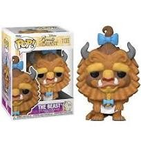 Funko Pop Disney La Bella e la Bestia Bestia con riccioli - Figura in vinile - Altezza 9,5 cm circa.