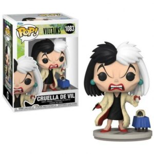 Funko Pop Disney Villains Crudelia de Vil - Figura in vinile - Altezza 10 cm circa.