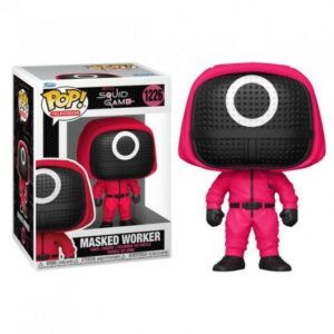 Funko Pop Television The Squid Game Maschera circolare del soldato rosso - Figura in vinile - Altezza 9 cm circa.