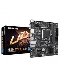 GIGABYTE SCHEDA MADRE H610M S2H V3 2*DDR4 HDMI/DVI/DISPLAY-PORT/VGA SOCKET 1700