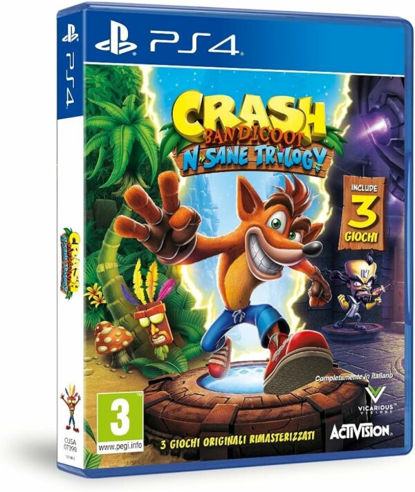 GIOCO PS4 ACTIVISION CRASH BANDICOOT NSANE TRILOGY ITALIA