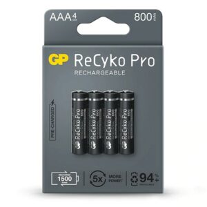 GP Batteries ReCyko Pro Batteria ricaricabile Mini Stilo AAA Nichel-Metallo Idruro (NiMH)