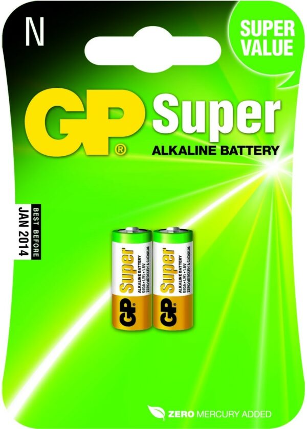 GP Batteries Super Alkaline Confezione da 2 batterie alcaline N LR-01 1,5 V