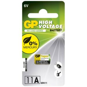 GP Battery Batteria Super Alcalina Specialistica 6V 11A / MN11 (Blister 1 Pezzo)