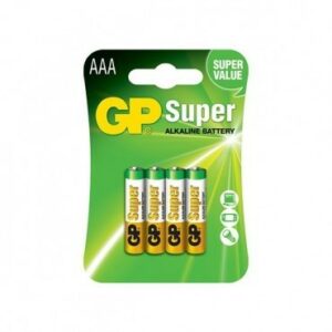 GP Confezione da 4 batterie super alcaline LR03 AAA 1,5 V