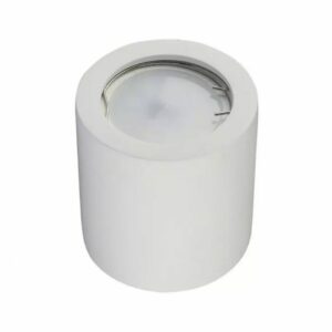 GU10 Fitting Round Gypsum White