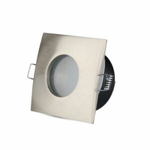 GU10 Fitting Square Satin Nickel